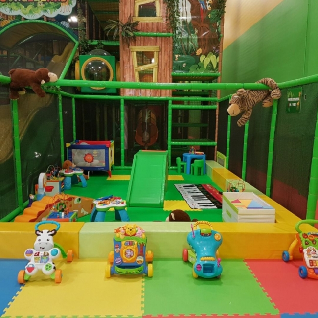 Jungle Land in Vaughan, Ontario, is the largest indoor playground in the GTA